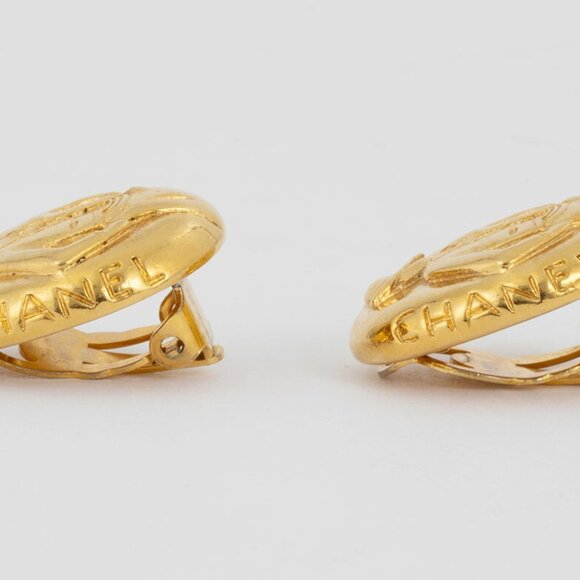 CHANEL Gold Earrings